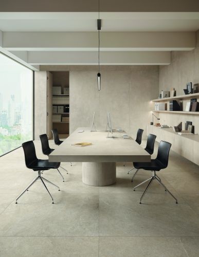 Click to enlarge image IMPRONTA_Concrete 25_Limestone Beige 120x120 -  Concrete Beige 120x280_UFFICIO.jpg