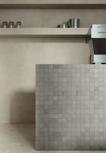 Click to enlarge image ITALGRANITI_Cementi 25_arc1_amb 4_Cementi Ivory 120x280_Ciottolo Ivory 120x120_Cementi Argil Mosaico T36 30x30_CAFFETTERIA_Part_23_01_26.jpg