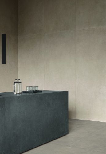 Click to enlarge image ITALGRANITI_Cementi 25_Ivory 120x280 - Argil 60x120_SALA CONFERENZE_Part_05_02_26.jpg