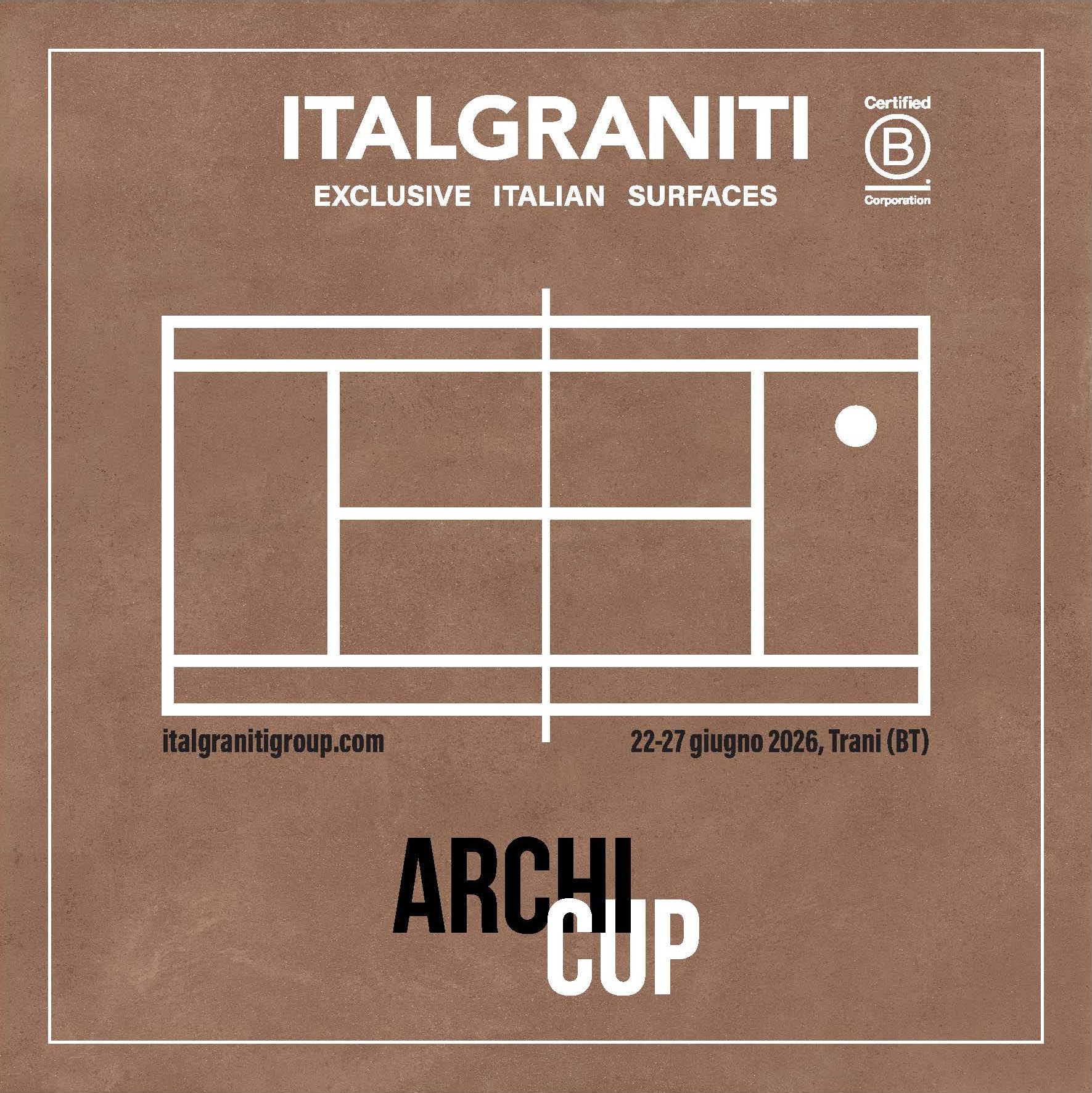 Italgraniti Title Sponsor del torneo Archicup 2026