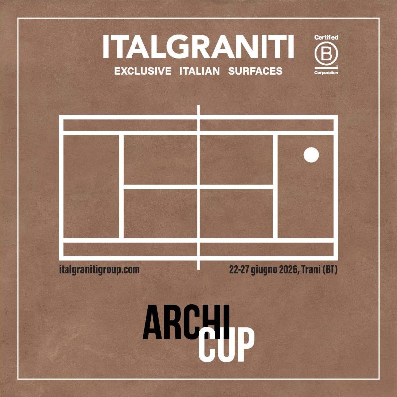 Italgraniti Title Sponsor del torneo Archicup 2026