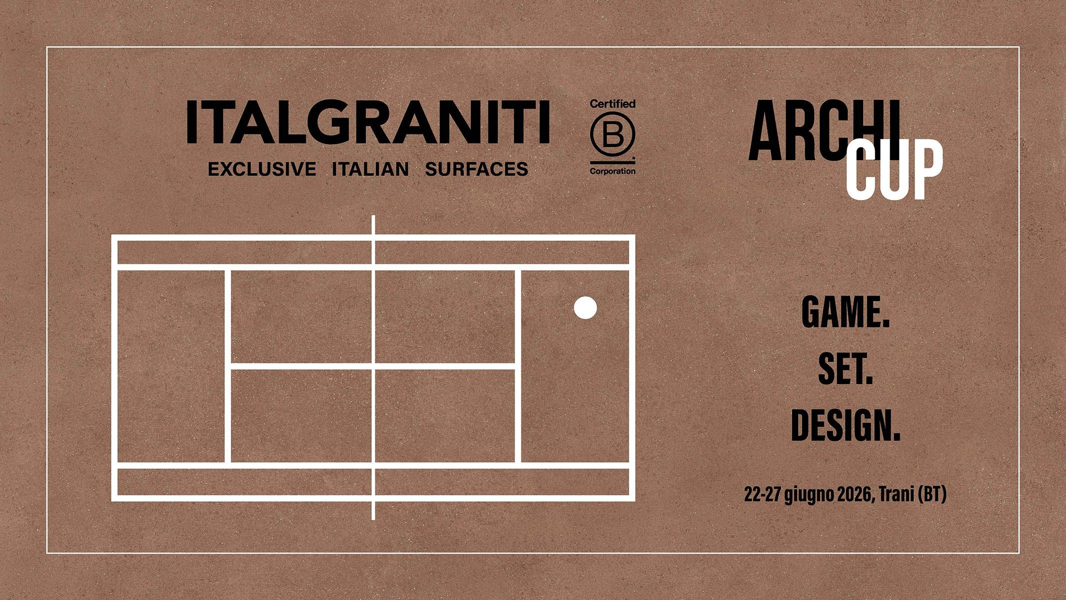 Italgraniti Title Sponsor del torneo Archicup 2026